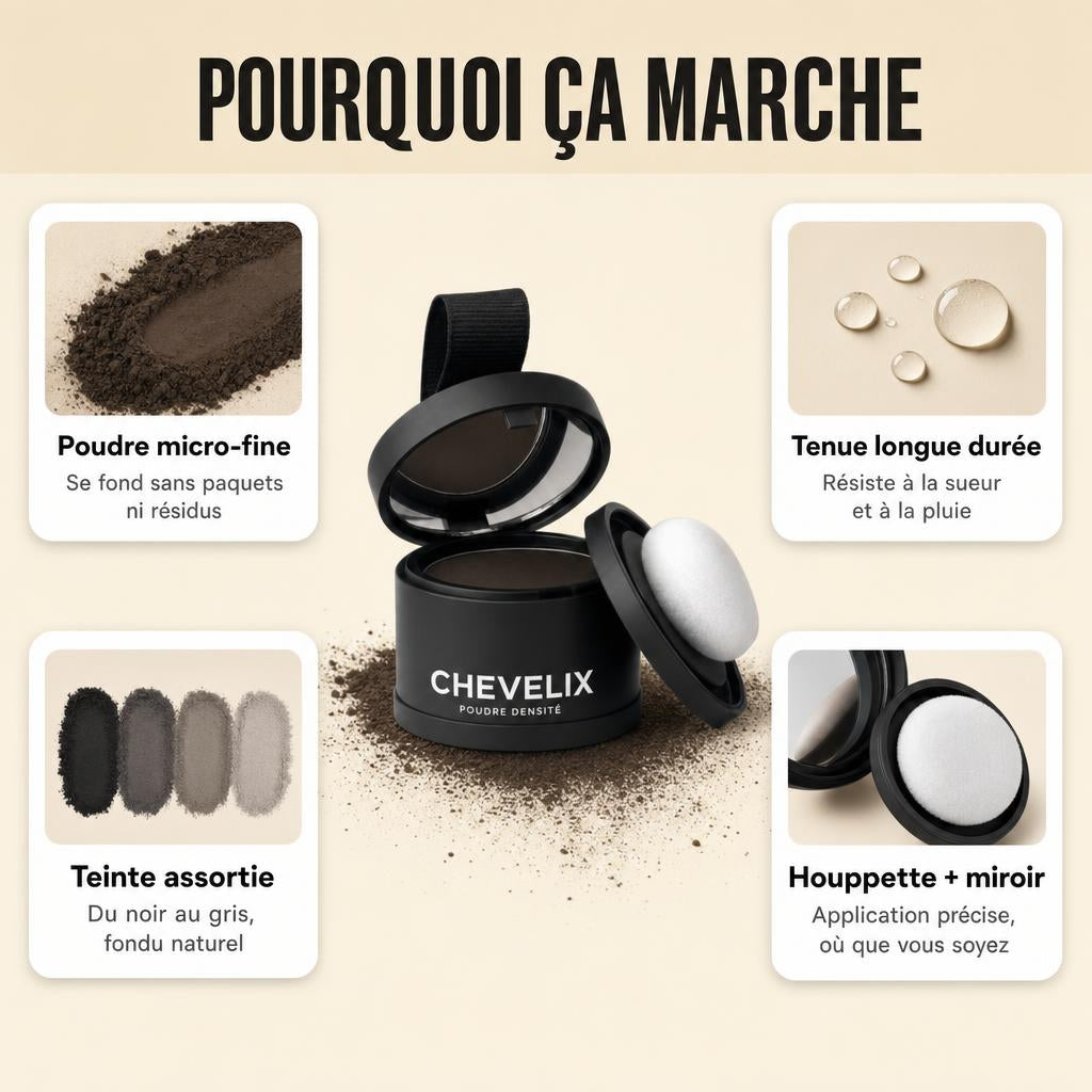 Poudre Densité Capillaire Chevelix